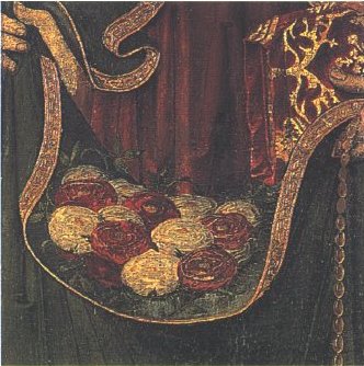 Detall floral del retaule del Conestable