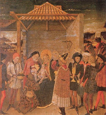 Detall del retaule de l'Epifania