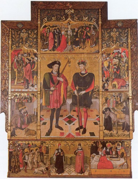 Retaule dels sants Abd&oacute; i Sen&eacute;n