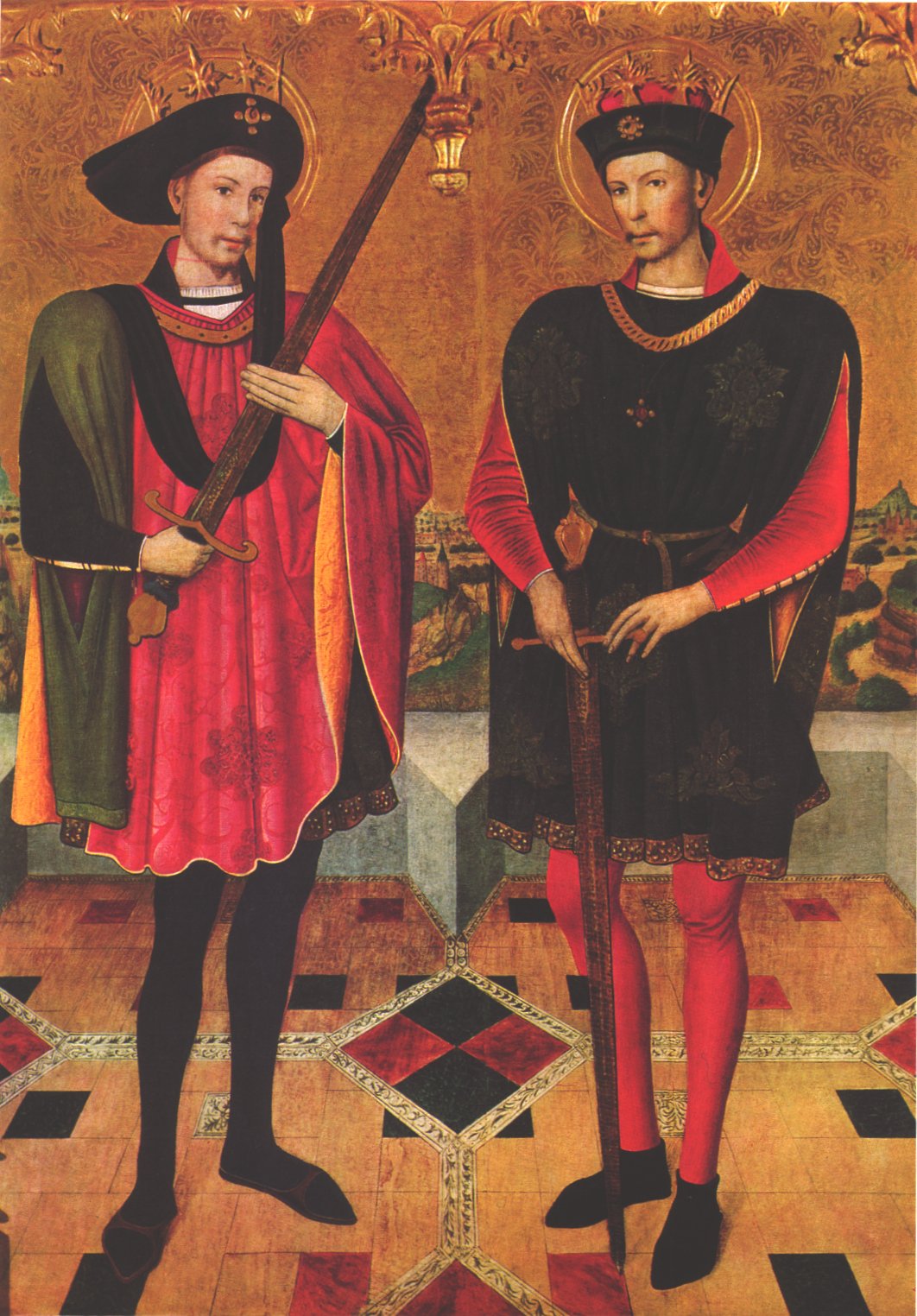 Detall dels sants Abd&oacute; i Sen&eacute;n