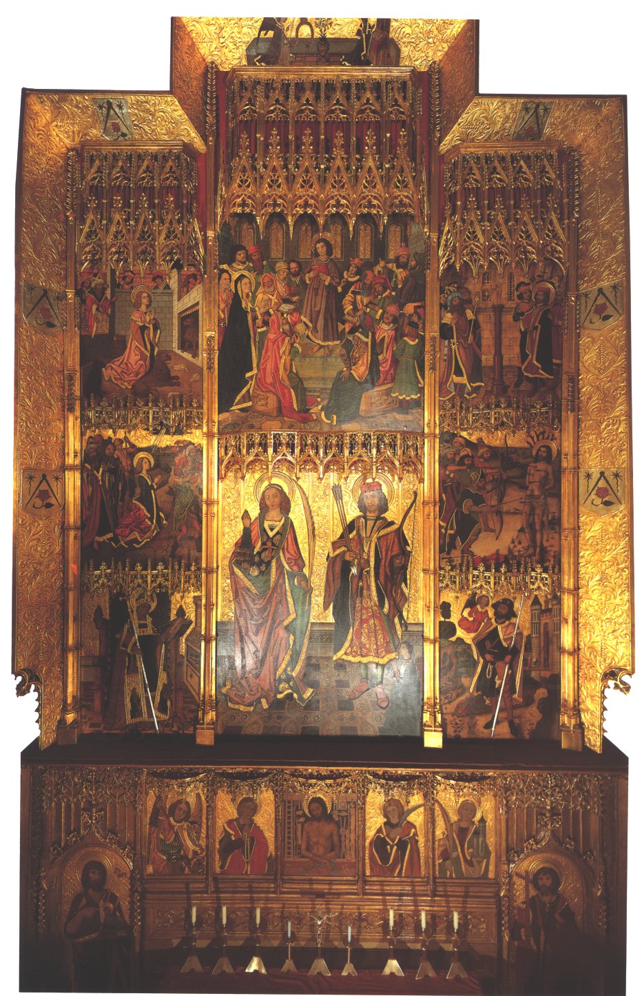 Retaule de Santa Tecla i Sant Sebasti&agrave;