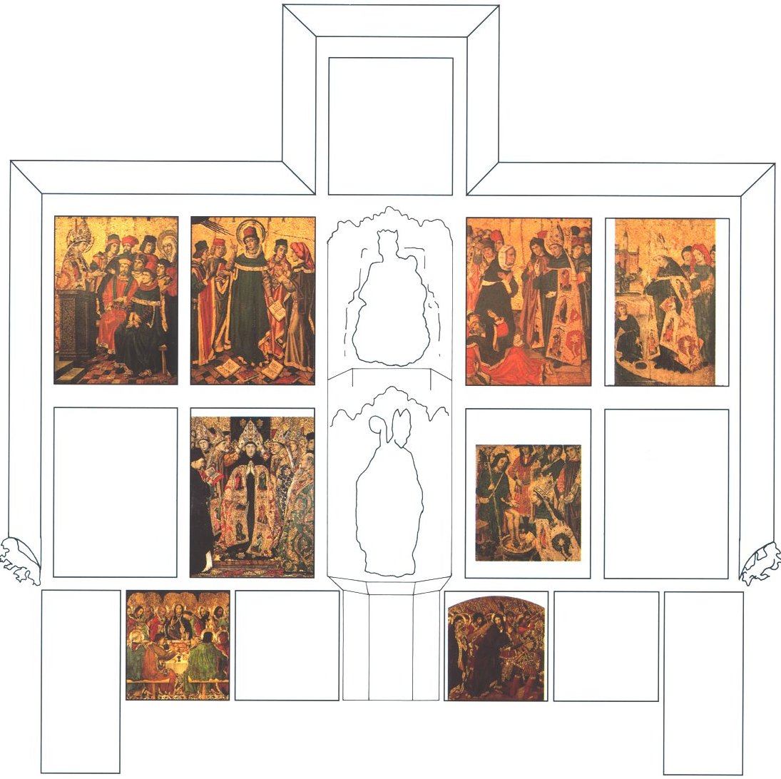 Retaule de Sant Agust&iacute; de la Confraria dels Blanquers