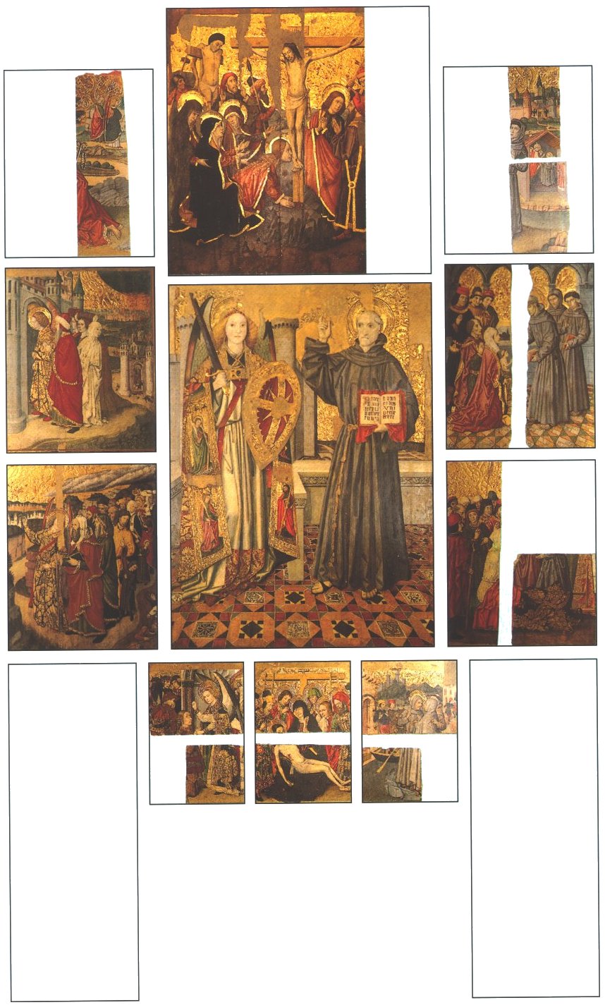 Retaule de Sant Bernard&iacute; i l'&Agrave;ngel Custodi