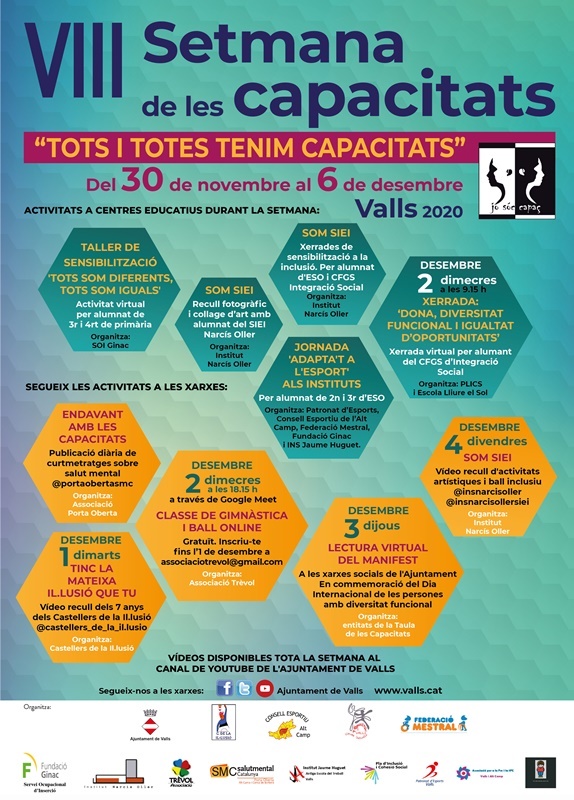 2020 12 01 cartell VIII Setmana Capacitats