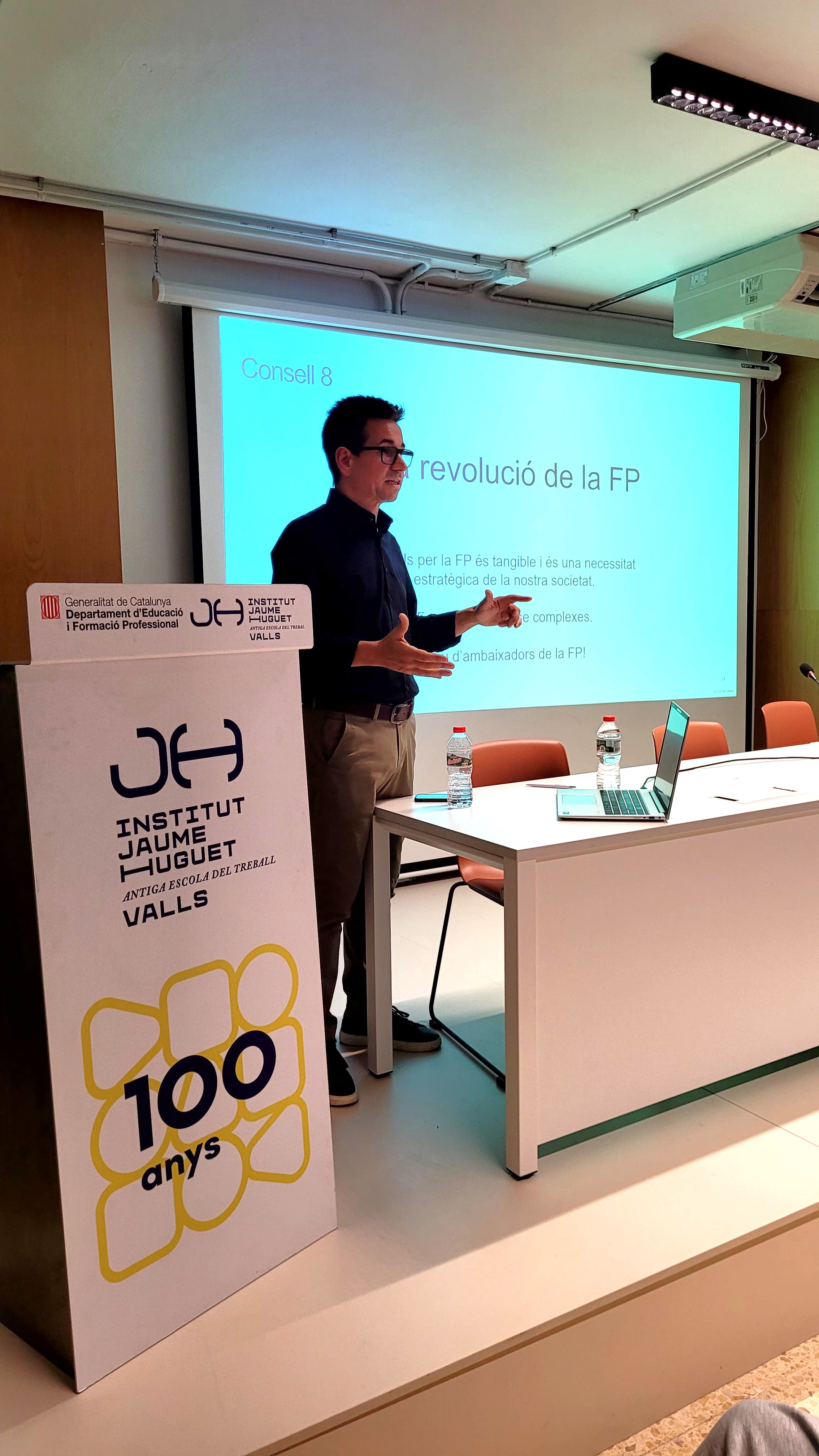 Pere Marc Franquet obre el curs de FP amb una xerrada sobre talent, actitud i oportunitats
