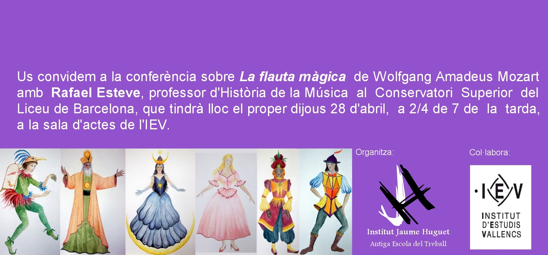 Invitació conferència Rafael Esteve