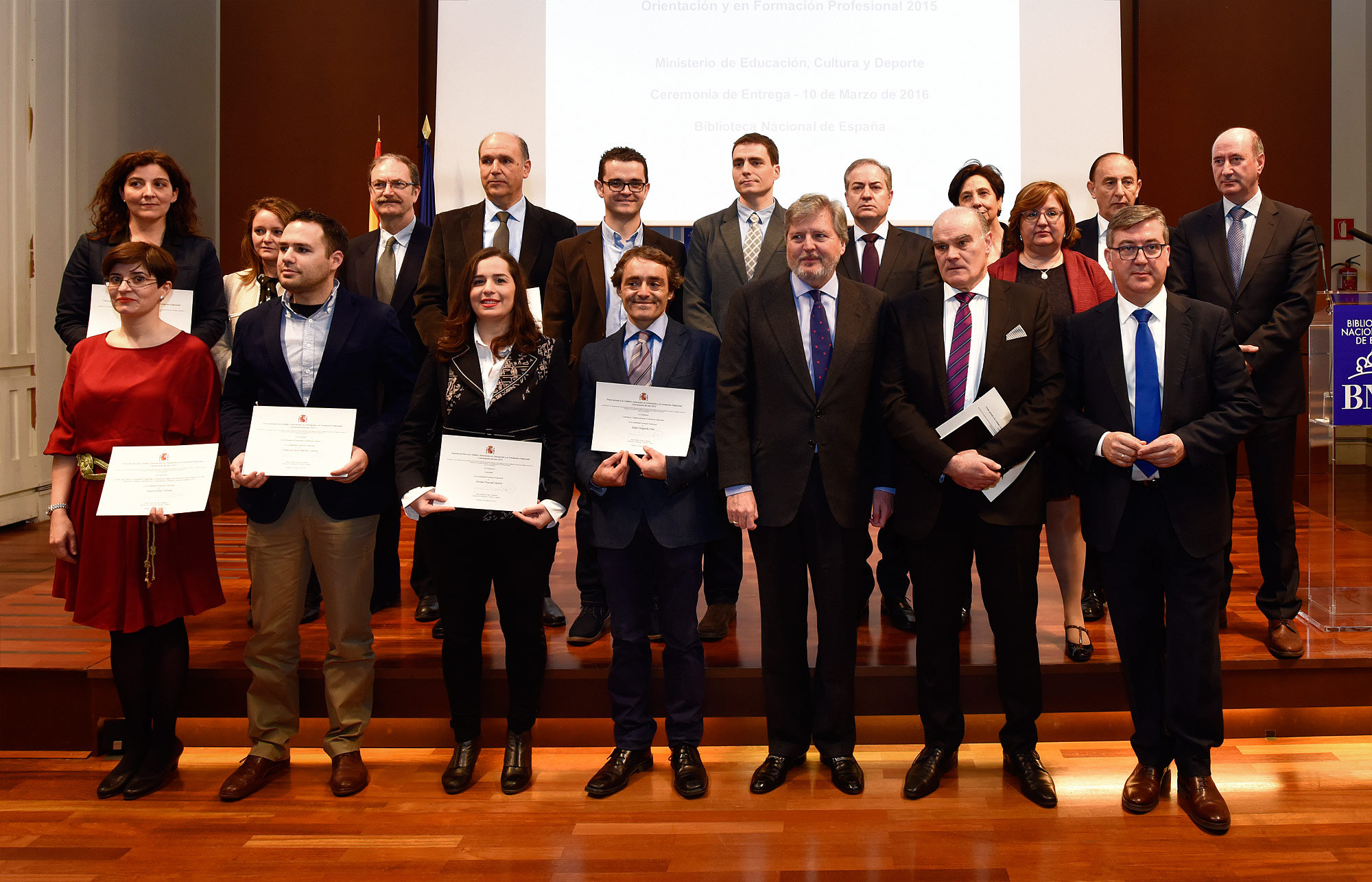 MADRID Guardonats amb el Ministre