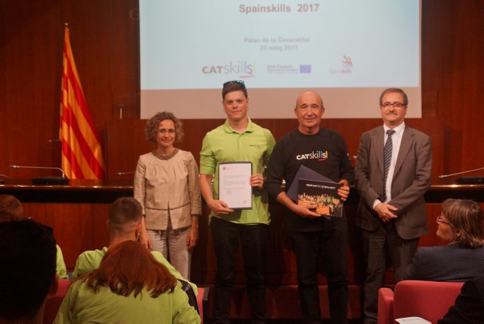 SPAINSKILLS Consellera amb lÈric Aguadé i Lleonard Ruiz Tutor